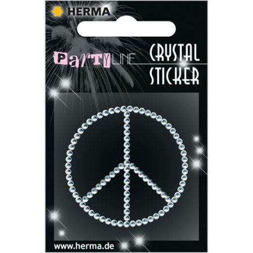 Picture of CRYSTAL STICKERS PEACE